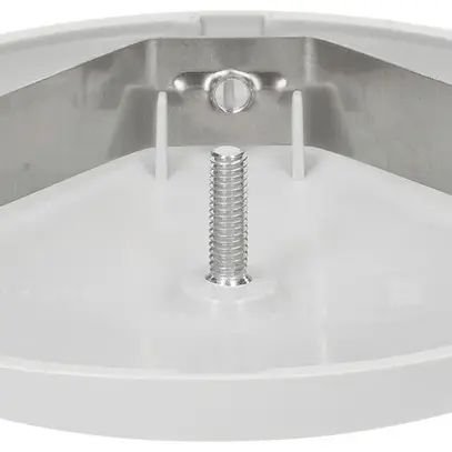 Rosace de plafond MH clips à ressort Ø95×13mm gris clair 