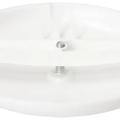 Rosace de plafond MH avec vis M4 Ø95×13mm blanc 