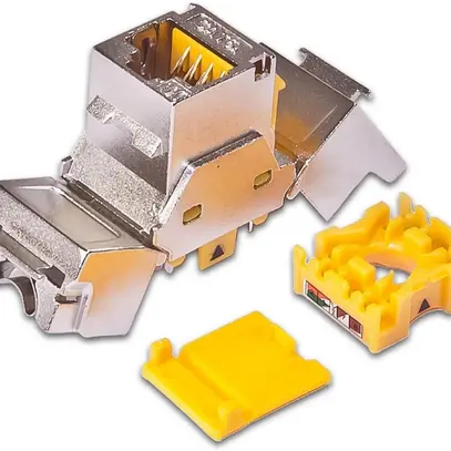 Wirewin Keystone Module, KAT6A STP EA schermato, protezione dalla polvere 