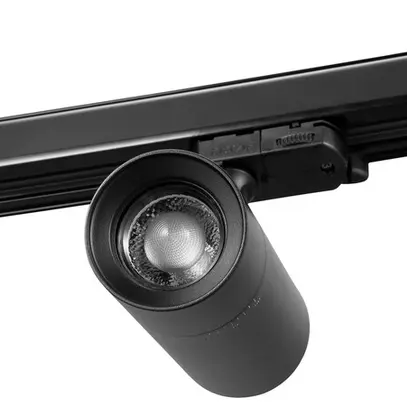 Projecteur LED Sylvania Lenzo Small 15W 1000lm 930 VAR 3ph 15°…50° Ø60 noir 