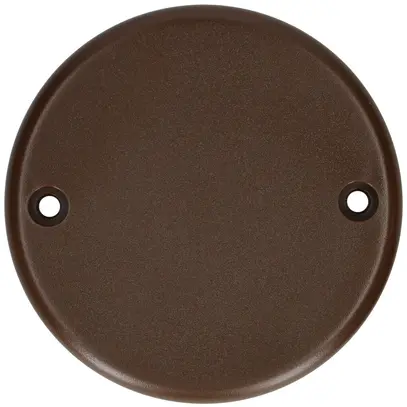 Rosace de plafond MH 2×trous de fixation Ø83×21mm brun 
