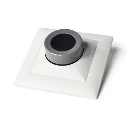 Dimmer rotativo wireless grigio-nero KnockautX, da BRELAG 