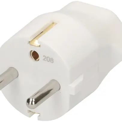 Adaptateur fixe MAX HAURI Shuko/T13 3L 250V 10A 2300W blanc 