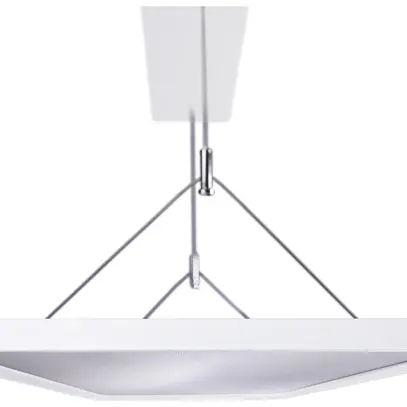 Lampada sospesa LED Sylvania Areum Suspended 43W 5150lm 840 DALI 3h 1.2m bianco 