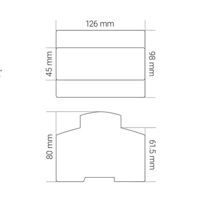 Compteur d'énergie triphasé / 80 A KnockautX, par BRELAG 