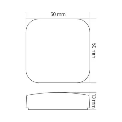 Interruttore wireless mini 1 canale KnockautX, da BRELAG 